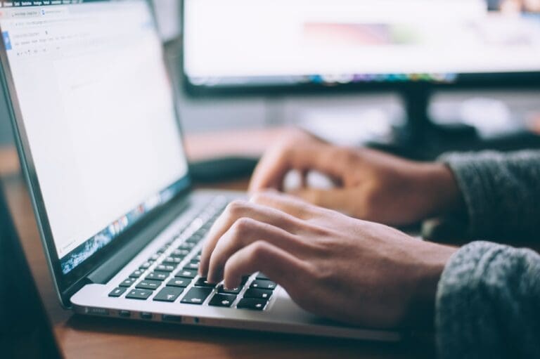 Typing on Computer